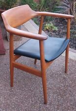 Erik Kirkegaard Høng Stolefabrik Teak Chair Mid-Century Vintage Denmark