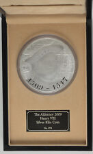ALDERNEY 2009 HENRY VIII - £50 SILVER PROOF KILO COIN