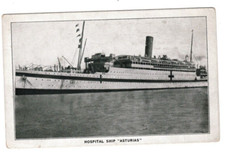 NS29 WW1 GB PRINTED POSTCARD OF THE ROYAL NAVY HOSPITAL SHIP ASTURIAS UNUSED