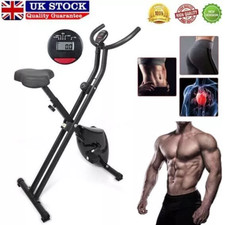 Folding Exercise Bike Home Gym Bicycle Cycling Cardio Fitness Workout Adjustable