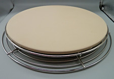 Pizza stone and wire rack - wire,
