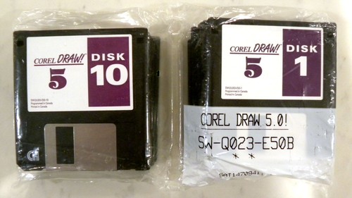 Coreldraw new sealed - new, 3.5"