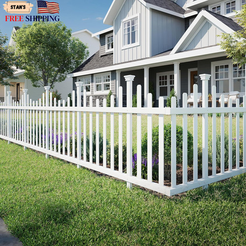 Dig white vinyl fence panel - dig,