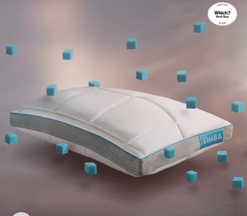 Simba hybrid flex pillow x - simba, 45