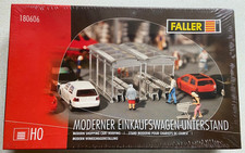 FALLER Supermarket Trolley Park Model Kit 180606 - HO Gauge - *NEW & SEALED*