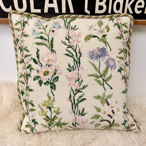 Vintage needlepoint tapestry - needlepoint,