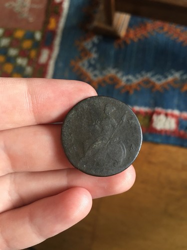 1740 george copper half - copper,