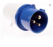 NEW Mains Plug 240V 16A Blue 3