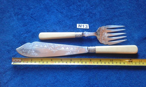 Antique c1895 large - c1895, fish