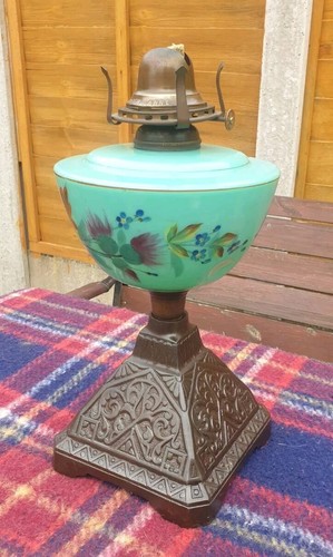 Antique oil lamp - antique,
