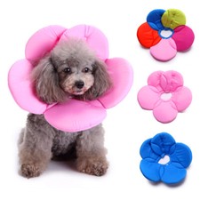 Pet Elizabethan Collar Flower Shape Dog Cat Soft Anti-bite Recover Cone