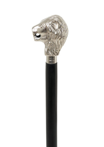 Wooden black walking stick - wooden,