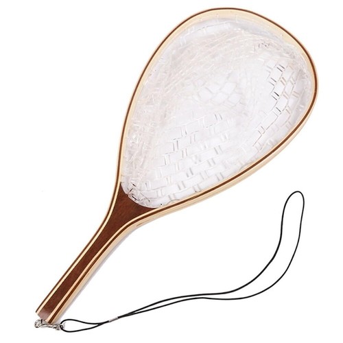 Wooden trout landing net soft - landing, net,