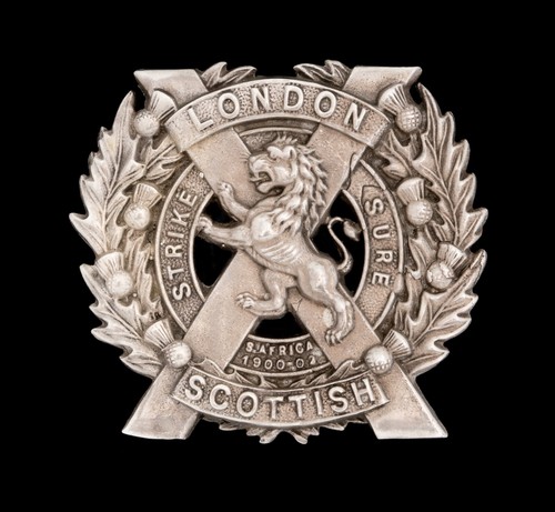 14th london scottish cap - london,