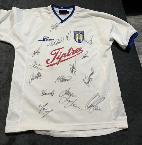 Signed with coa colchester - signed,