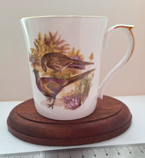 Argyle Bone China Masonic Mug 2001  Pheasants Duke of Lancaster Lodge 1353