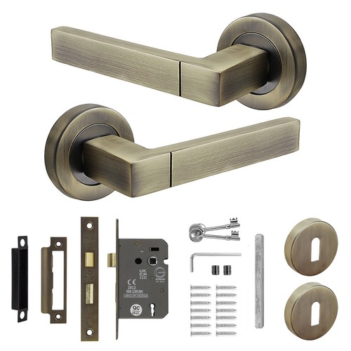 Lumina antique brass door - lumina,