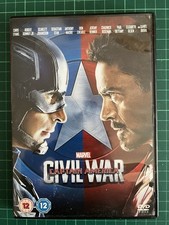 Captain America Civil War DVD Movie (2016) Chris Evans Robert Downey Jr