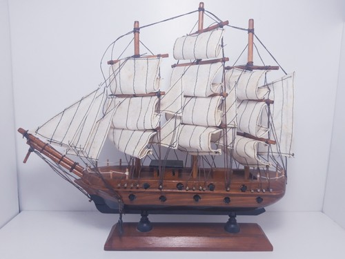 Vintage wooden sailship - vintage,