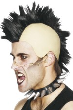 Smiffys Mohican Wig, Black