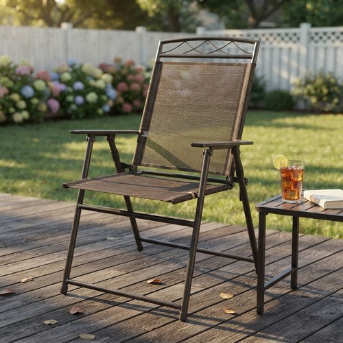 Set folding garden chairs - of,