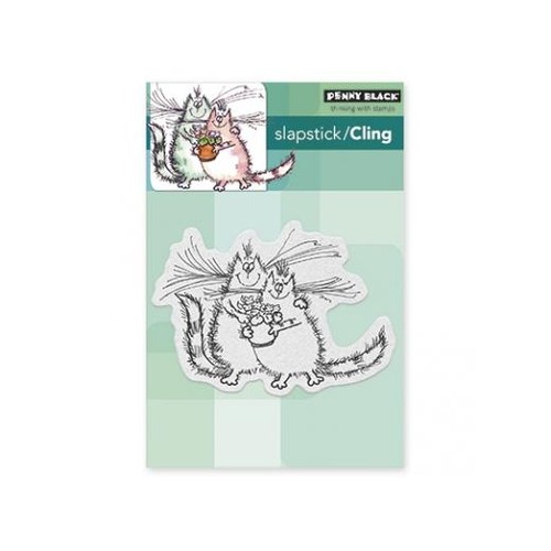Penny black cling rubber - cling,