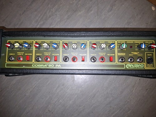 Carlsbro cobra pa90 amp - carlsbro, head