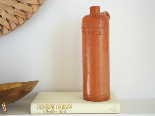 Antique dutch stoneware gin - stoneware,