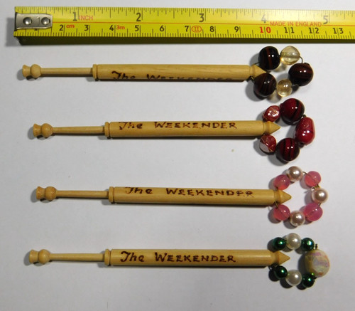 Vintage wooden lace making