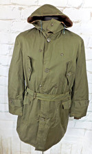 Vintage Olive Green Parka Coat Size Large