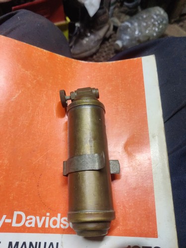 Small brass fire extinguisher