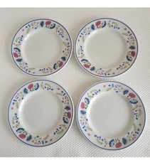4 x BHS Vintage Priory Tableware  7” Tea/ Side Plates