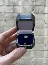 Art Deco diamond engagement