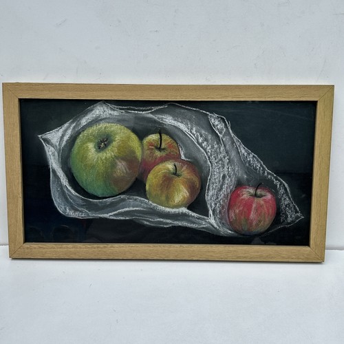 Vintage pastel drawing - vintage, still
