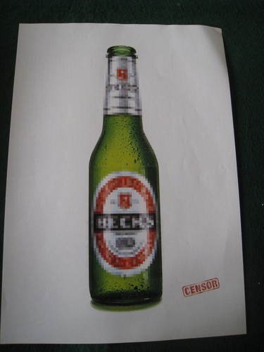 Beck beer bottle - beck's,