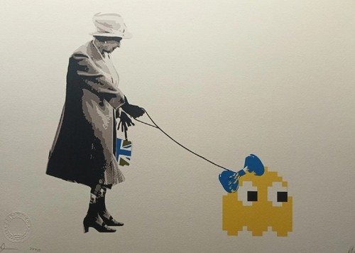 Rare print queen invader - print,