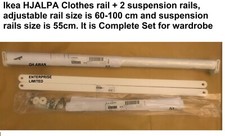 Ikea HJALPA Clothes rail + 2