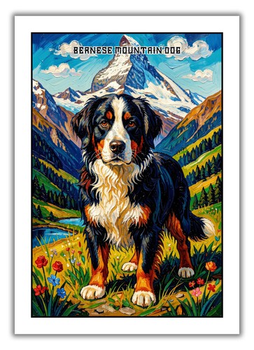 Bernese mountain dog - mountain,