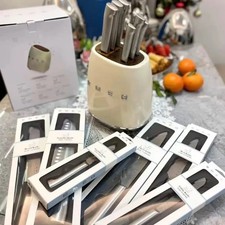SMEG 7-Piece Knife Block Set