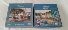 Gibsons jigsaw puzzles x 2 1000 pieces Tobermory Polperro  checked and complete