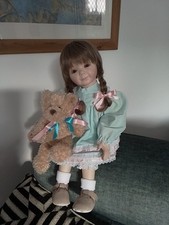 Really Cute 26 Inch LOVELY by Dianna Effner Reptoduction Porcelain Doll