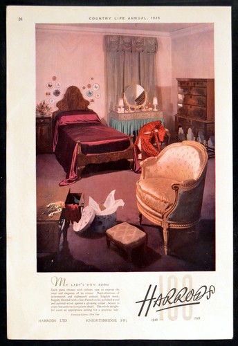 Harrods bedroom furniture 1949 - harrods,