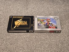 Zelda Ocarina of Time & Mario Kart 64 for Nintendo 64 - MINT N64 GAMES PAL