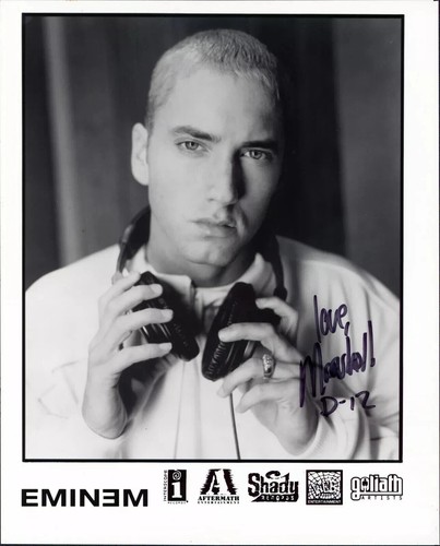 Eminem rap signed photo - rap,