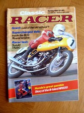 Classic Racer Magazine - Spring 19887 Supercharged Velo, Suzuki TR250, Honda