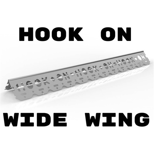 Hook wide wing thin coat - on,