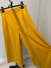 Women wide leg mustard - women's,