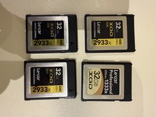 Lexar XQD 32Gb memory cards