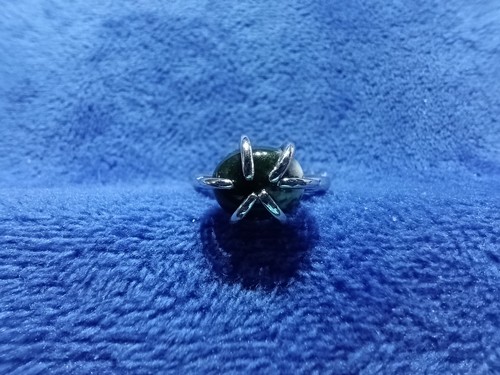 Green moss agate - green, stainless