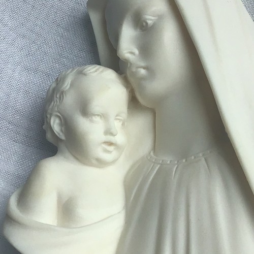 Mary baby jesus alabaster - &,